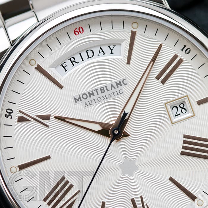 新品)MONTBLANC モンブラン 4810 デイデイト 114854 シルバー（商品ID