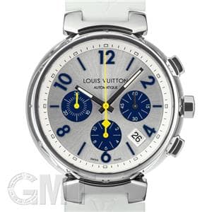 LOUIS VUITTON  ルイ・ヴィトン タンブール クロノグラフ Q112E シルバー メイン
