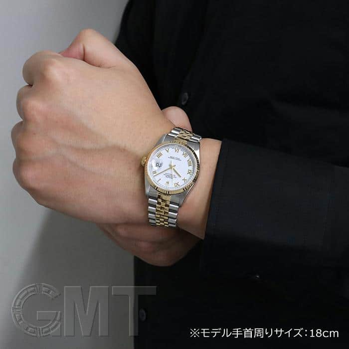 中古)ROLEX ロレックス デイトジャスト 36 16233 ホワイト ジュビリー