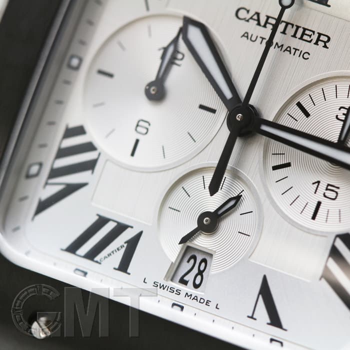 新品)CARTIER カルティエ サントス ドゥ カルティエ クロノグラフ XL