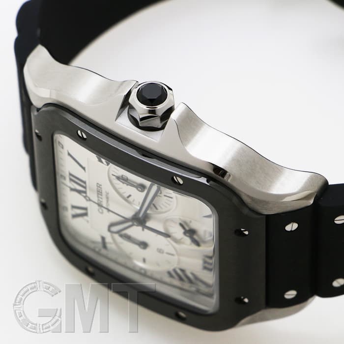 新品)CARTIER カルティエ サントス ドゥ カルティエ クロノグラフ XL