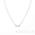 TIFFANY & Co. ティファニー ティファニーT ミニ スマイル ペンダント ホワイトゴールド ダイヤモンド 62617802/62617799