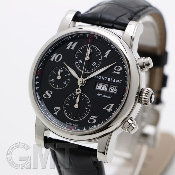 【naka】MONTBLANC モンブラン スター クロノグラフ GMT 新品)MONTBLANC モンブラン スター クロノ ブラック 106467（商品ID