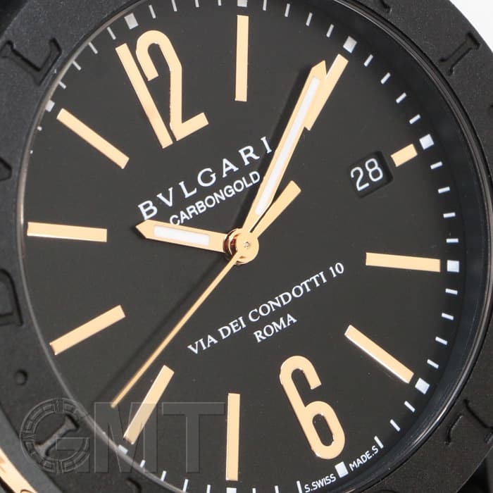 新品)BVLGARI ブルガリ ブルガリ・ブルガリ カーボンゴールド ブラック