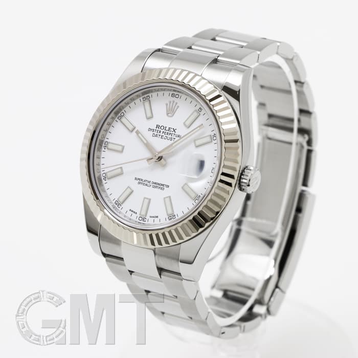 中古)ROLEX ロレックス デイトジャスト II 116334 ホワイト（商品ID