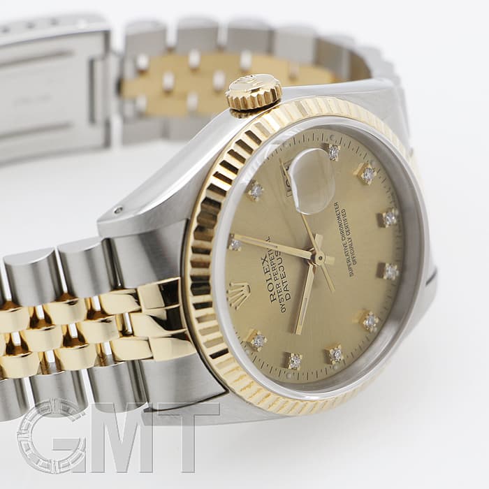 中古)ROLEX ロレックス デイトジャスト 16233G シャンパン（商品ID