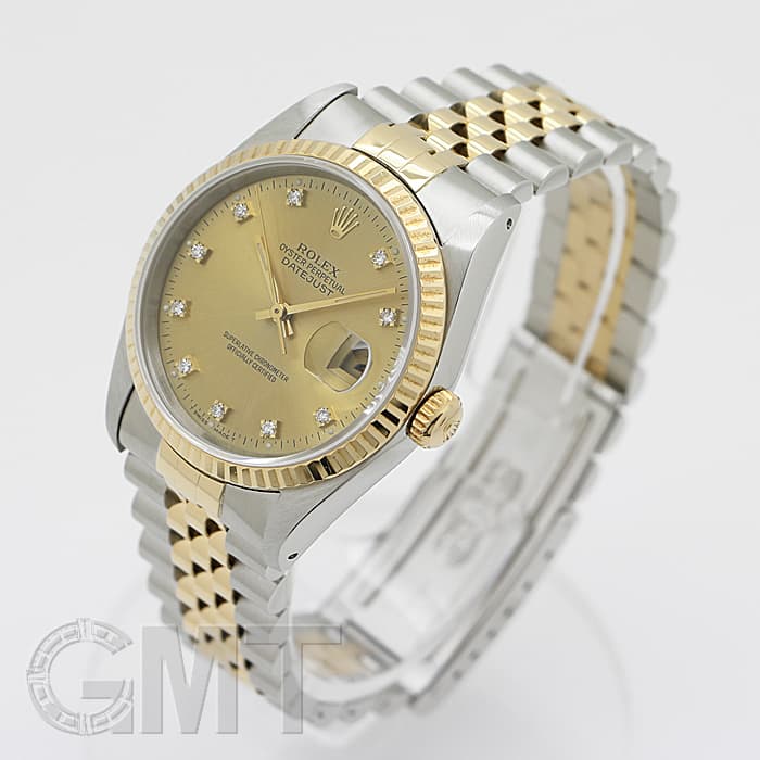 中古)ROLEX ロレックス デイトジャスト 16233G シャンパン（商品ID
