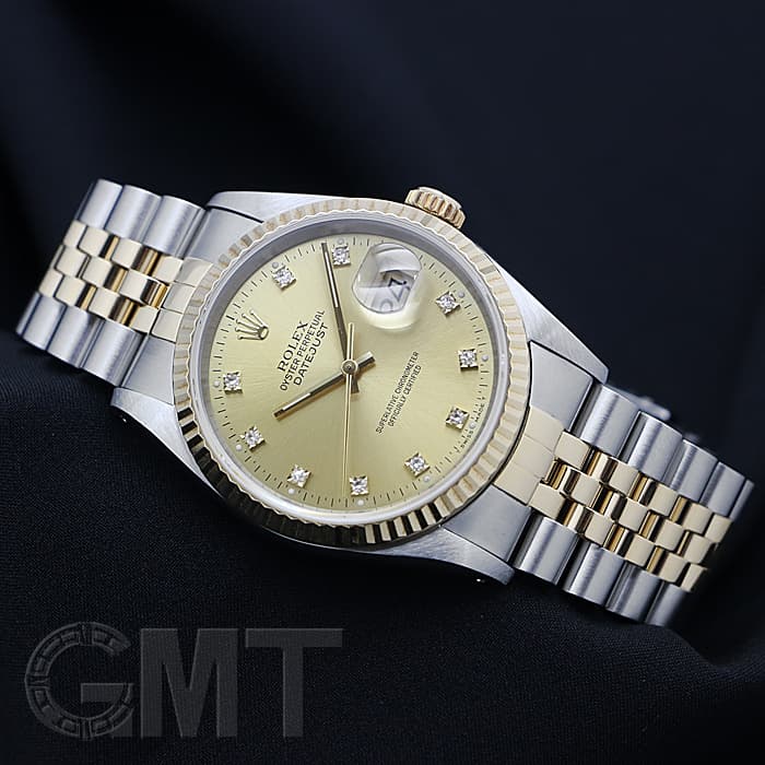 中古)ROLEX ロレックス デイトジャスト 16233G シャンパン（商品ID