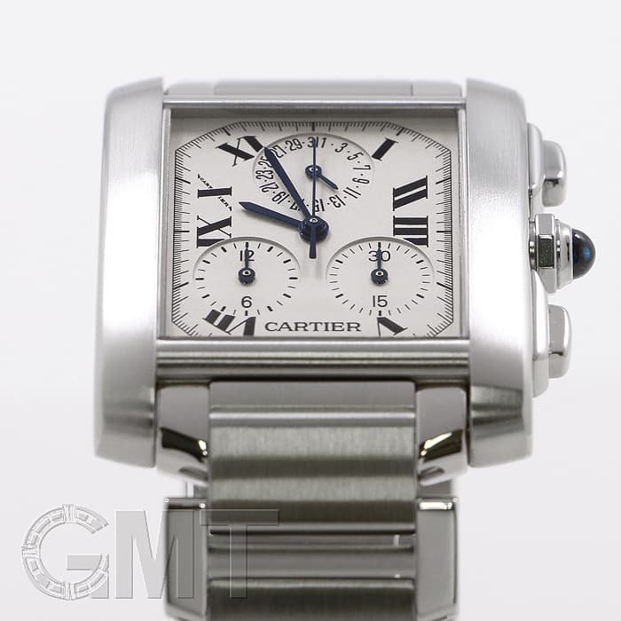 中古)CARTIER カルティエ タンク フランセーズ クロノリフレックス