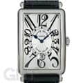 内部点検済 FRANCK MULLER フランクミュラー ロングアイランド 1200SCDT デイト シルバー ギョーシェ SS 純正ベルト 純正尾錠 メンズ 自動巻き【6ヶ月保証】【中古】【腕時計】 新品)FRANCK MULLER フランク・ミュラー ロングアイランド デイト