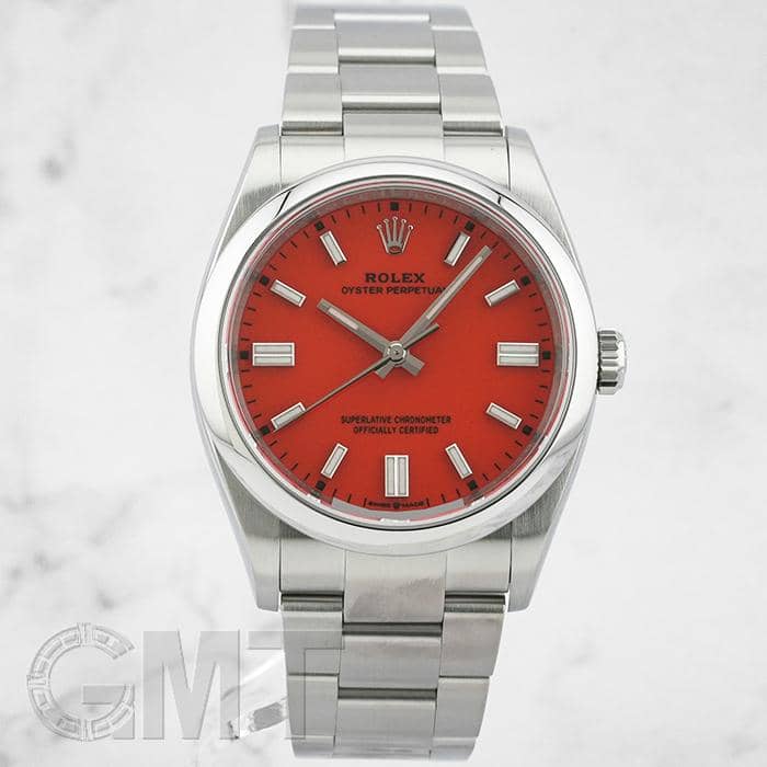 中古)ROLEX ロレックス オイスターパーペチュアル 36 126000 コーラル