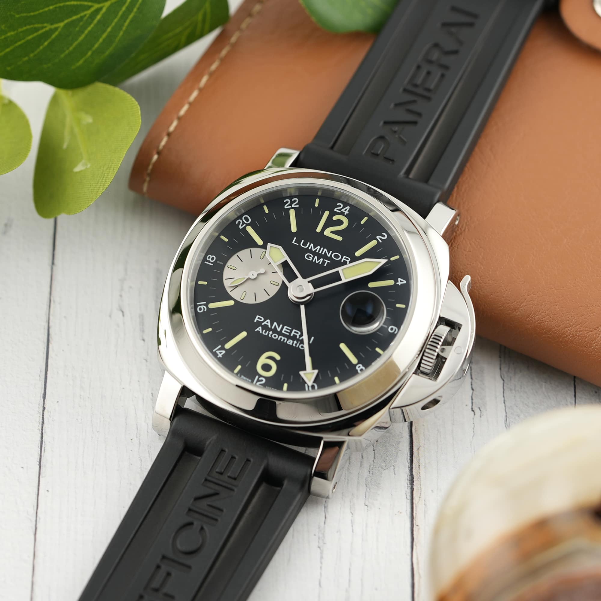 中古)OFFICINE PANERAI オフィチーネ パネライ ルミノール GMT 