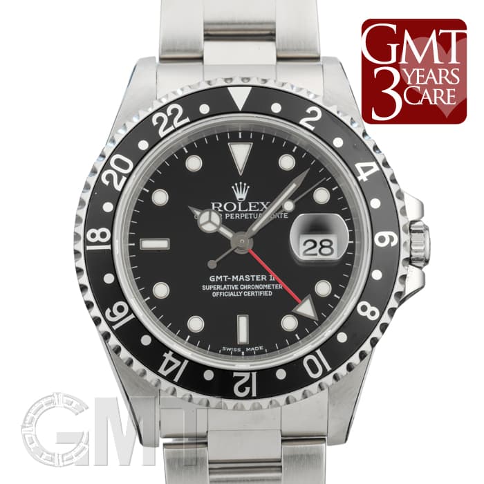 中古)ROLEX ロレックス GMTマスター II 16710 ブラック（商品ID