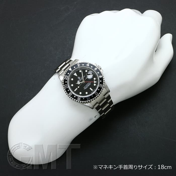 中古)ROLEX ロレックス GMTマスター II 16710 ブラック（商品ID