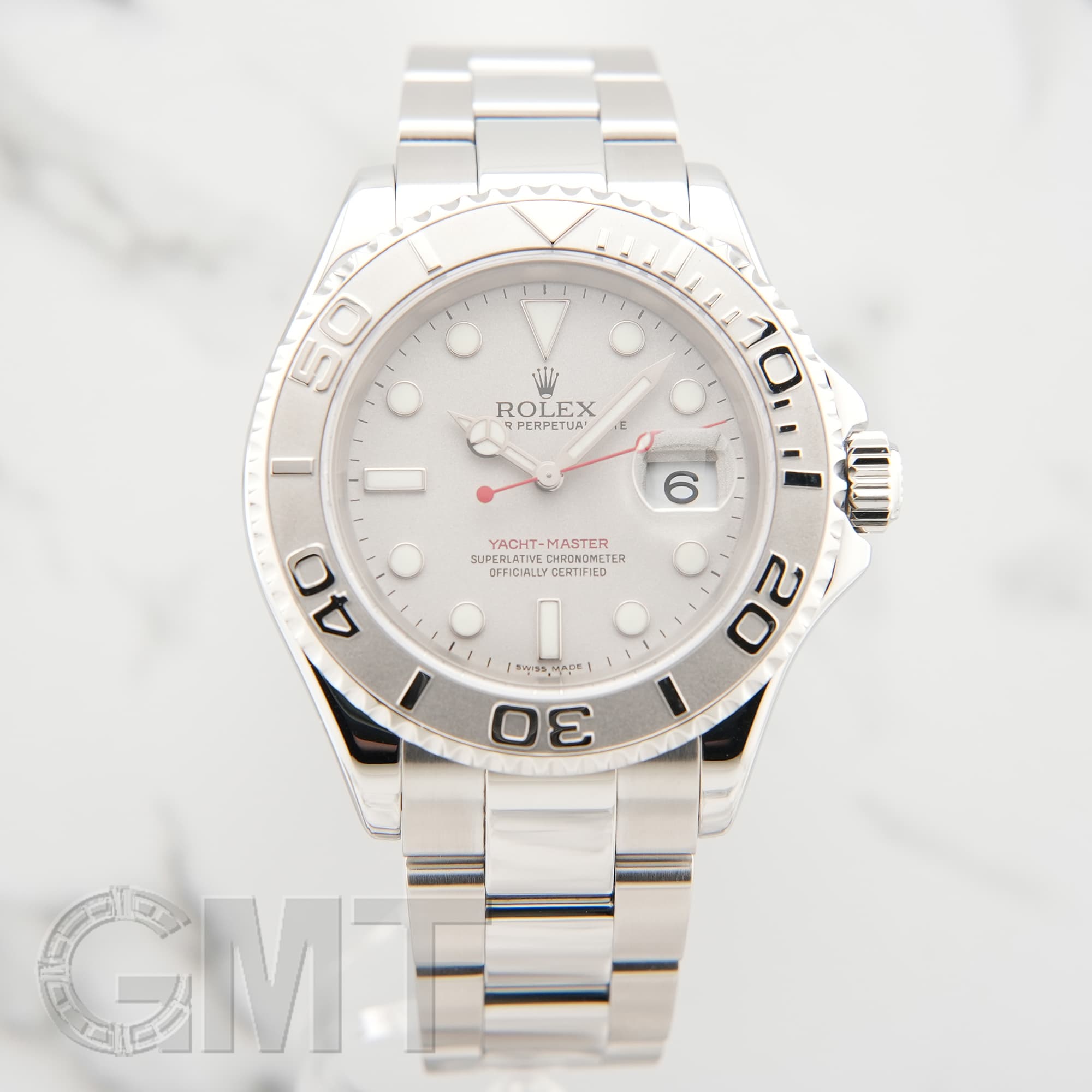 中古)ROLEX ロレックス ヨットマスター ロレジウム 16622 シルバー 
