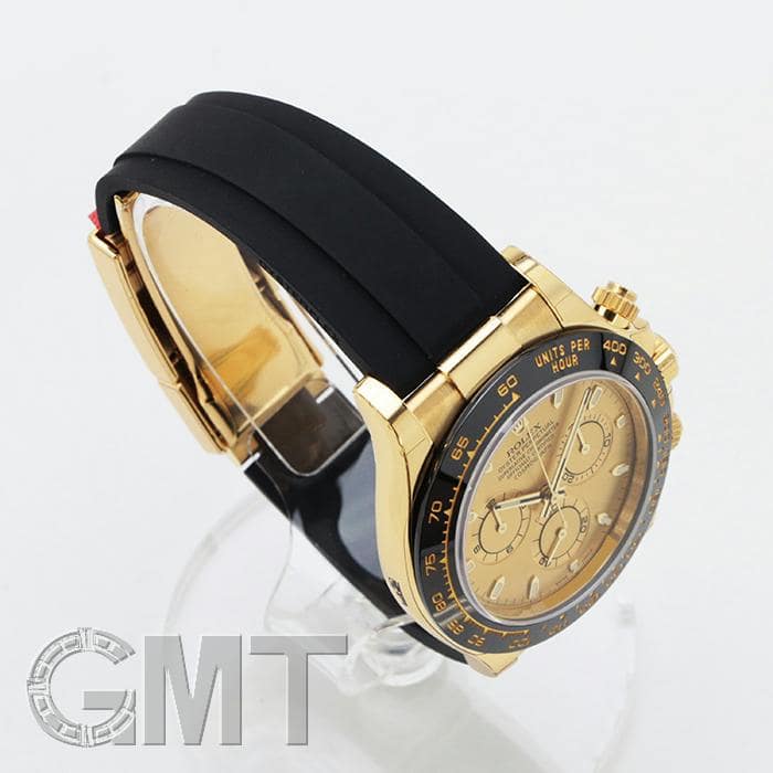 希少ロレックス　ROLEX デイトナ　金色　掛け時計 新品)ROLEX ロレックス デイトナ 116518LN シャンパン オイスター