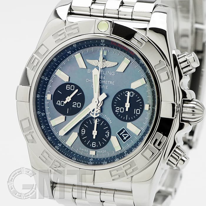 中古)BREITLING ブライトリング クロノマット 44 S011BMPPA ブラック
