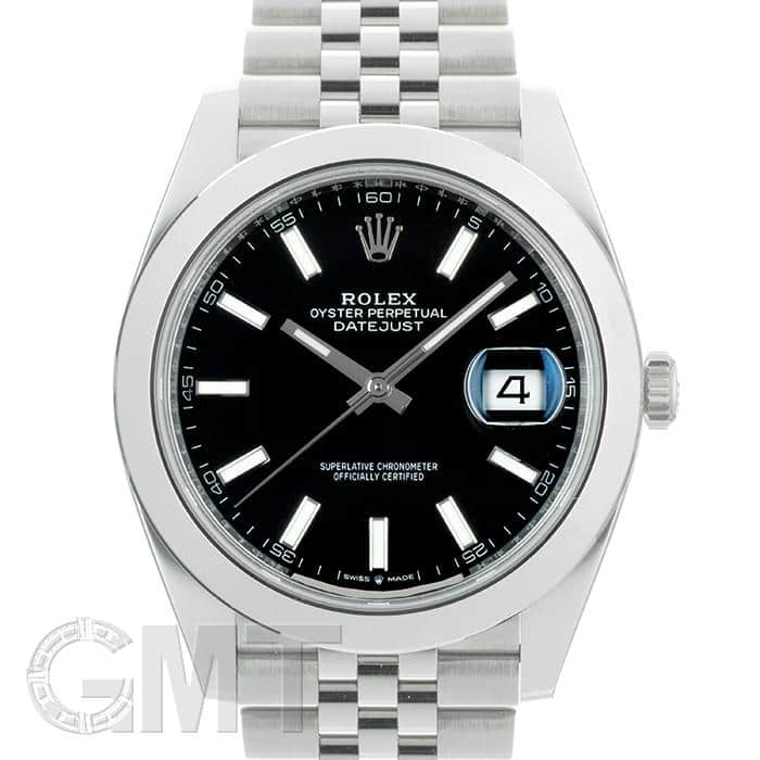 中古)ROLEX ロレックス デイトジャスト 41 126300 ブラック ジュビリー