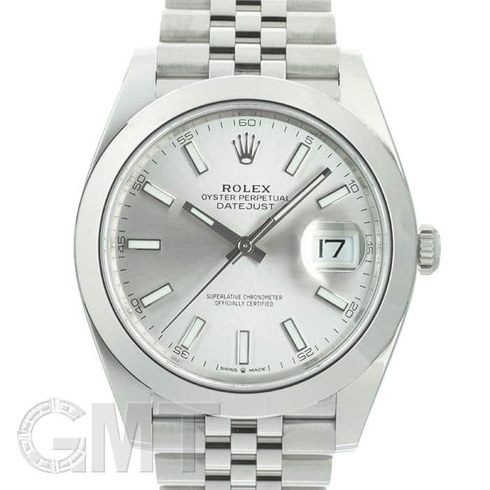 中古)ROLEX ロレックス デイトジャスト 41 126300 シルバー ジュビリー