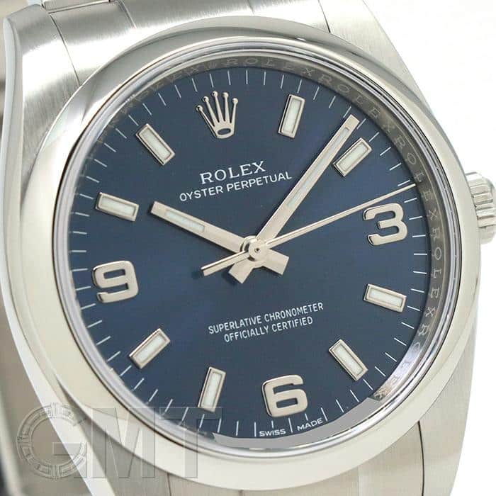 中古)ROLEX ロレックス オイスターパーペチュアル 114200 ブルー（商品
