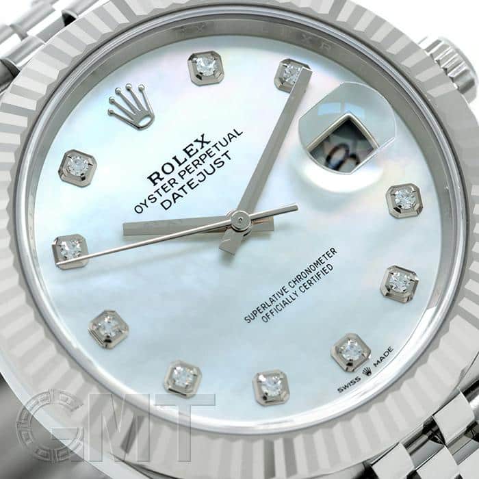 新品)ROLEX ロレックス デイトジャスト 41 126334NG ホワイトシェル