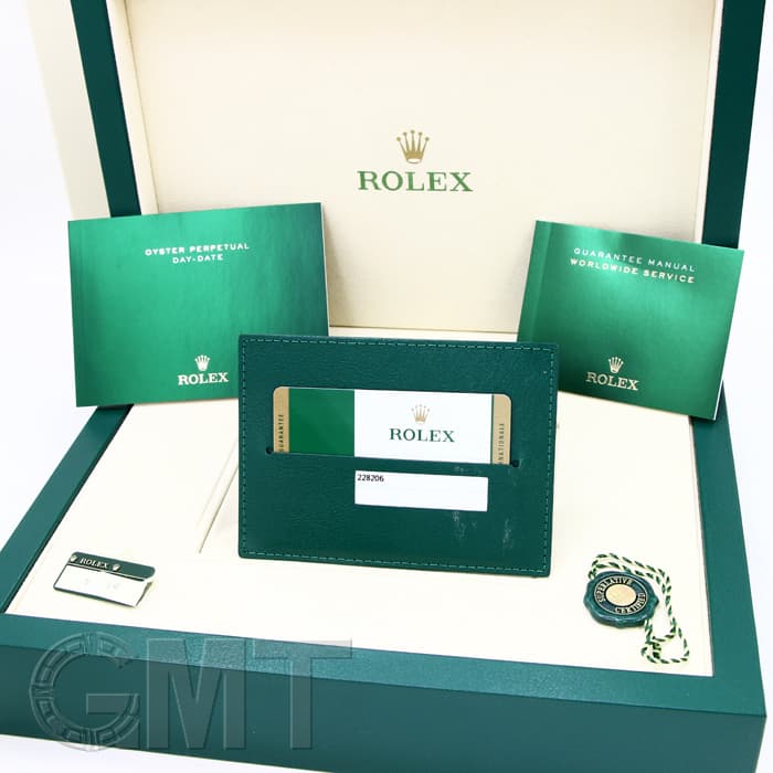 中古)ROLEX ロレックス デイデイト 40 228206 アイスブルー 斜め格子柄