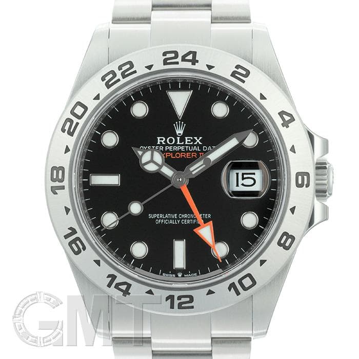 ROLEX ロレックス エクスプローラーII 掛時計 中古)ROLEX ロレックス エクスプローラー II 226570 ブラック（商品ID