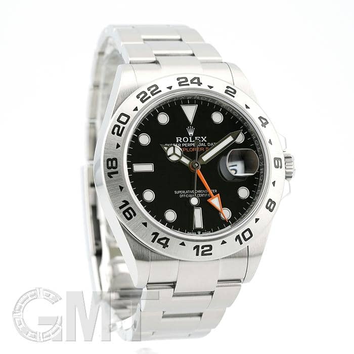 ROLEX ロレックス エクスプローラーII 掛時計 中古)ROLEX ロレックス エクスプローラー II 226570 ブラック（商品ID