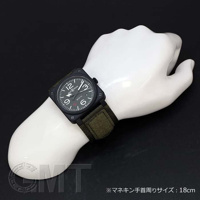 新品)BELL & ROSS ベル&ロス BR 03-92 ミリタリータイプ（商品ID 