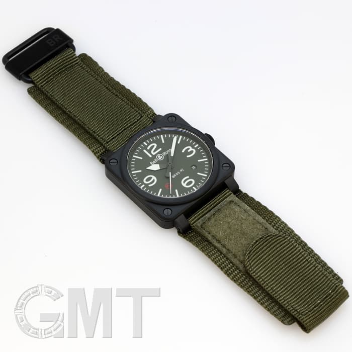 新品)BELL & ROSS ベル&ロス BR 03-92 ミリタリータイプ（商品ID 
