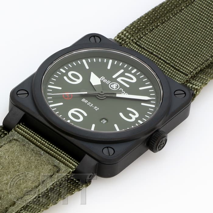 新品)BELL & ROSS ベル&ロス BR 03-92 ミリタリータイプ（商品ID 