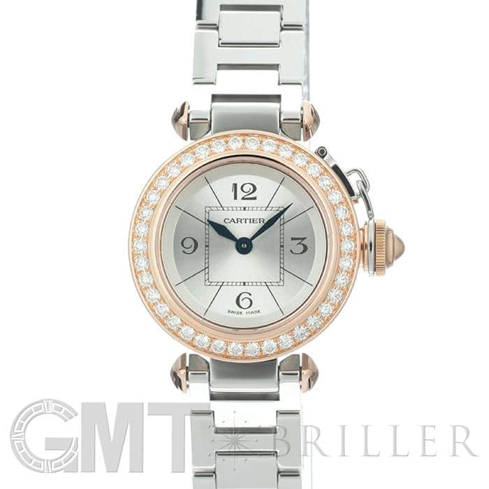 中古)CARTIER カルティエ ミスパシャ WJ124021 ベゼルダイヤ（商品ID