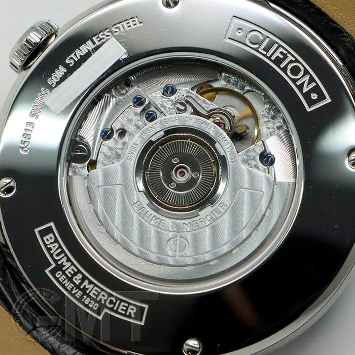 中古)BAUME & MERCIER ボーム&メルシエ クリフトン GMT パワーリザーブ