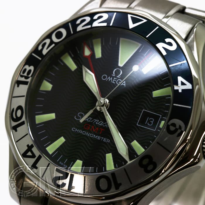 中古)OMEGA オメガ シーマスター GMT 50周年記念モデル 2234.50（商品