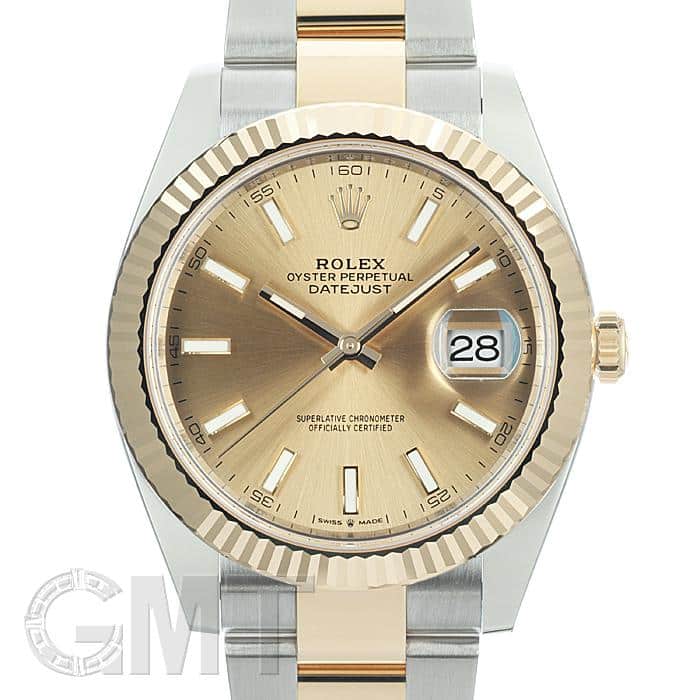 新品)ROLEX ロレックス デイトジャスト 41 126333 シャンパン