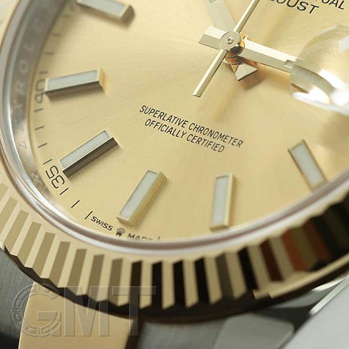 新品)ROLEX ロレックス デイトジャスト 41 126333 シャンパン