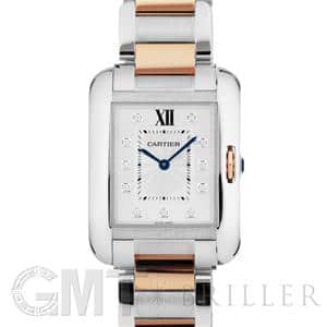 CARTIER カルティエ タンク アングレーズ MM WT100032 12Pダイヤ メイン