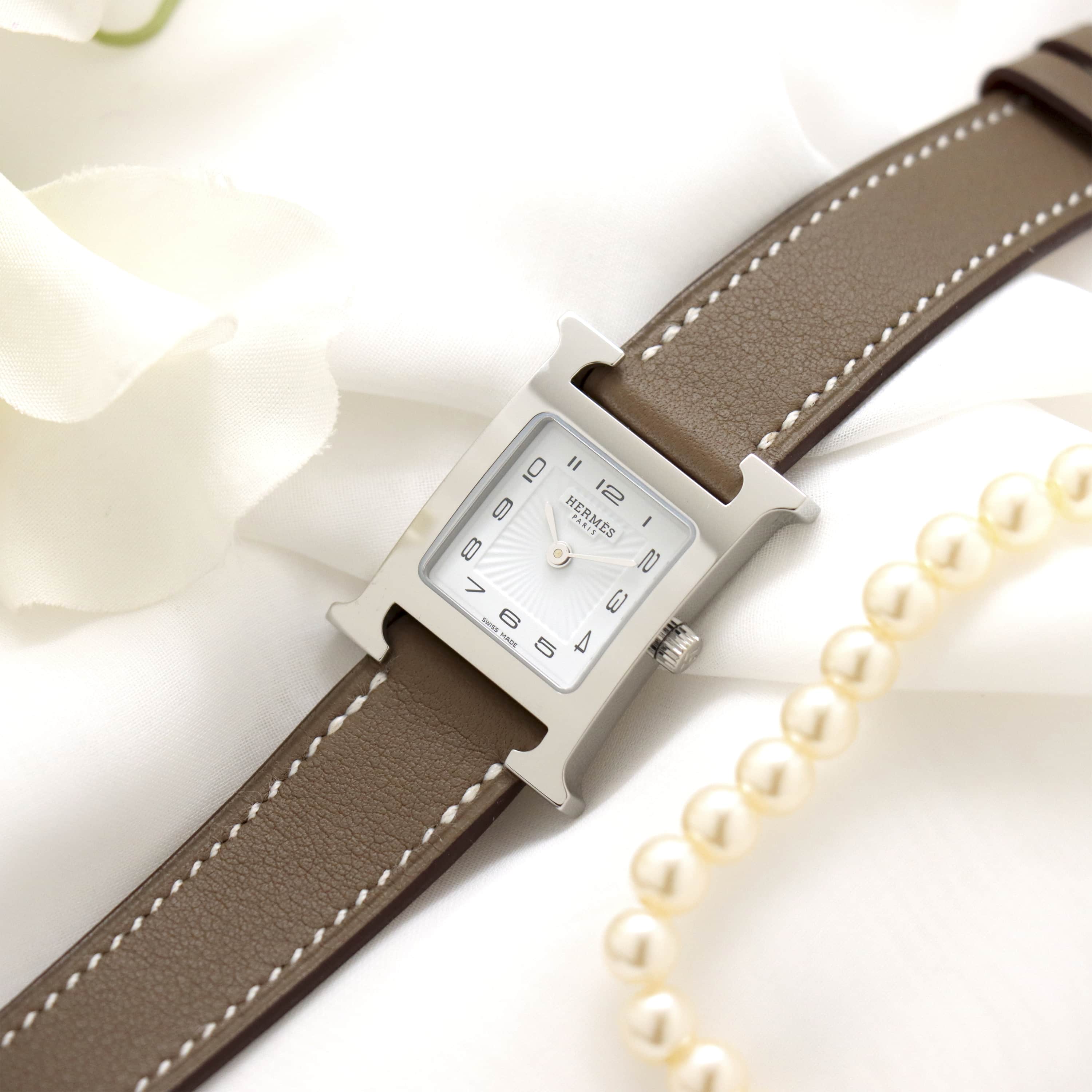 新品)HERMES エルメス Hウォッチ HH1.210.131/WW18 W036709WW00 H