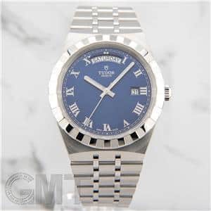 チュードル TUDOR 28600 ロイヤル デイデイト 自動巻き ネイビー 中古)TUDOR チューダー ロイヤル デイデイト 41mm 28600-0005 ブルー