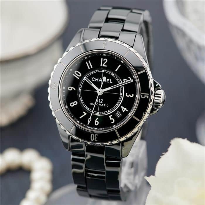 中古)CHANEL シャネル J12 38mm H5697 ブラックセラミック（商品ID