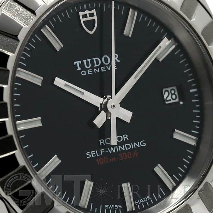 新品)TUDOR チューダー クラシックデイト 28mm ブラック M22010-62540