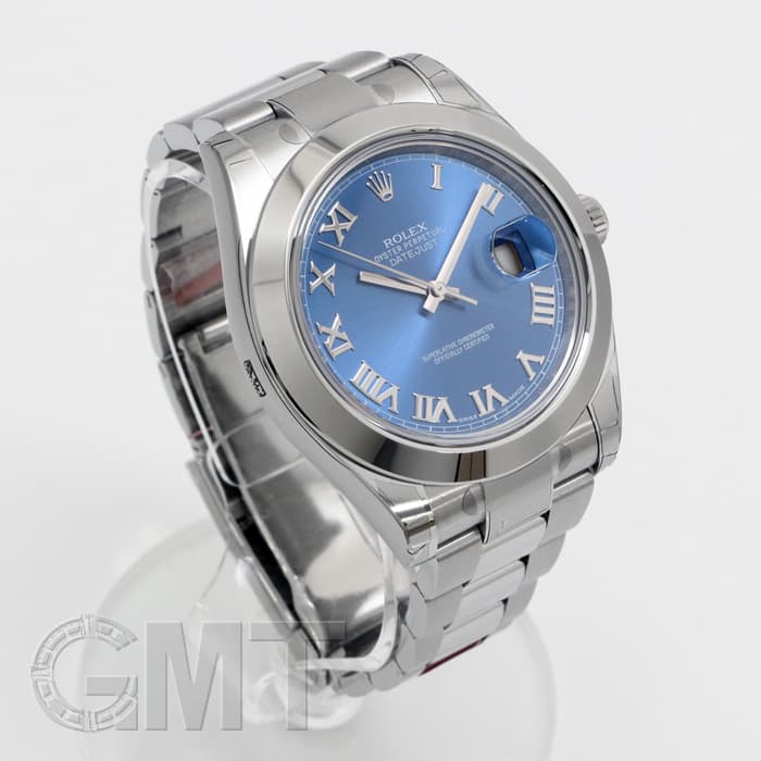 新品タグ付き　archivio スカート　38 新品)ROLEX ロレックス デイトジャスト II 116300 ブルーローマ（商品