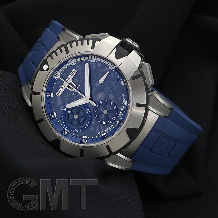 新品)HARRY WINSTON ハリー・ウィンストン オーシャン スポーツ クロノ