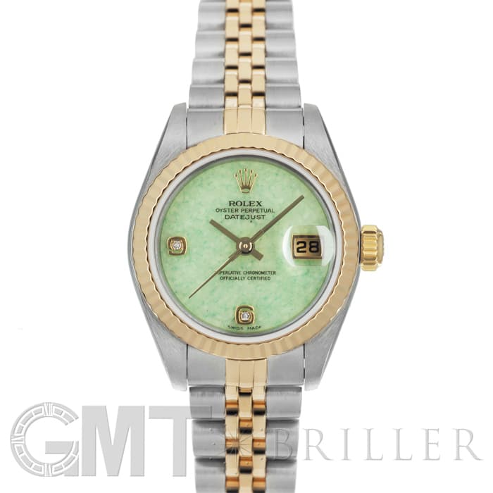 中古)ROLEX ロレックス デイトジャスト 79173 2BR グリーンジェダイト