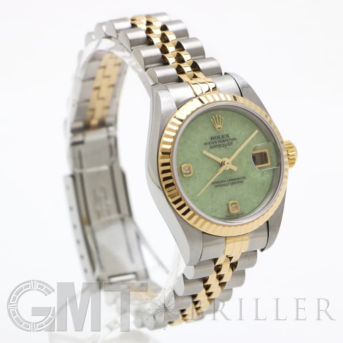 中古)ROLEX ロレックス デイトジャスト 79173 2BR グリーンジェダイト