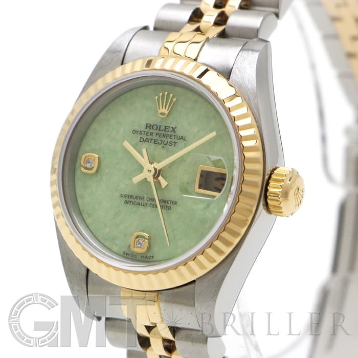 中古)ROLEX ロレックス デイトジャスト 79173 2BR グリーンジェダイト