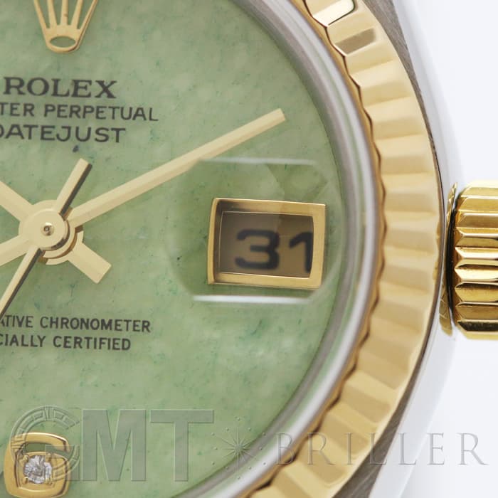 中古)ROLEX ロレックス デイトジャスト 79173 2BR グリーンジェダイト