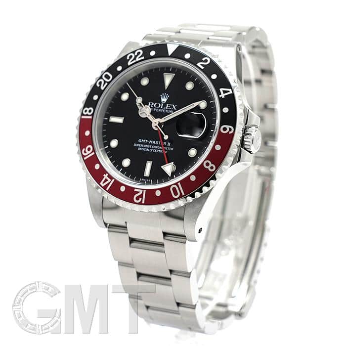 中古)ROLEX ロレックス GMTマスター II 16710 ブラック/レッド