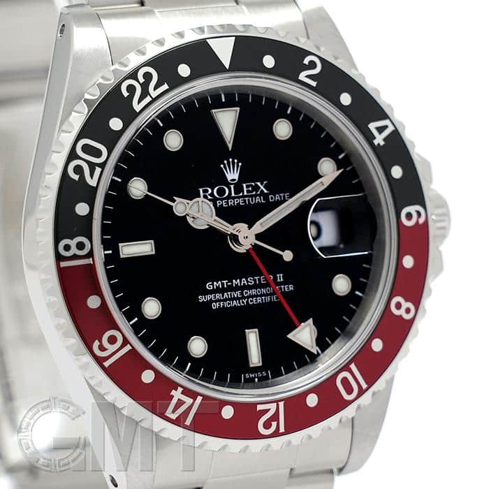 中古)ROLEX ロレックス GMTマスター II 16710 ブラック/レッド