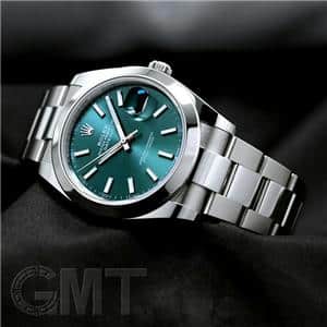 ROLEX ロレックス デイトジャスト 41 126300 ミントグリーン オイスターブレスレット メイン